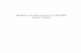 Política Cultural de la UNAH 2017-2022