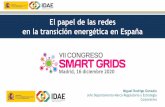 El papel de las redes en la transición energética en España
