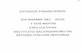 ESTADOS FINANCIEROS DICIEMBRE DEL 2020 YSUS NOTAS ...