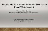 Teoría de la Comunicación Humana Paul Watzlawick