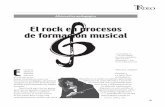 El rock en procesos de formación musical