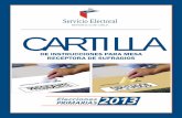 REPÚBLICA DE CHILE CARTILLA - Servel