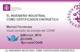 EL INGENIERO INDUSTRIAL COMO CERTIFICADOR ENERGÉTICO ...