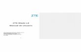 ZTE Blade L8 Manual de Usuario