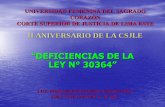“DEFICIENCIAS DE LA LEY N° 30364”