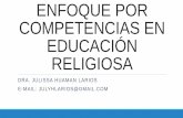 ENFOQUE POR COMPETENCIAS EN EDUCACIÓN RELIGIOSA