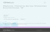 Materia: Historia de los Sistemas Económicos B
