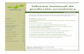 Informe mensual de predicción económica