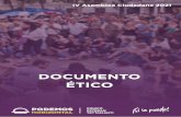 DOCUMENTO ÉTICO - Cuarta Asamblea Ciudadana Estatal de ...