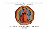 Novena de la Virgen de Guadalupe Rosario y Cantos