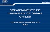 DEPARTAMENTO DE INGENIERIA DE OBRAS CIVILES