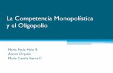 La Competencia Monopolística y el Oligopolio - CESA