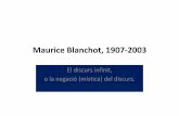 Maurice Blanchot, 1907-2003