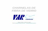 CHARNELAS DE FIBRA DE VIDRIO - Válvulas VAR SAS