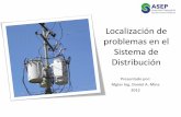 Localización de problemas en el Sistema de Distribución