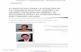 EL PROTOCOLO PARA LA ATENCIÓN DE LA VIOLENCIA POLÍTICA ...