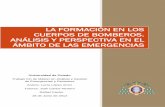 LA FORMACIÓN EN LOS CUERPOS DE BOMBEROS. ANÁLISIS Y ...