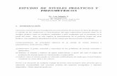 ESTUDIO DE NIVELES FREATICOS Y PIEZOMETRICOS - INIA