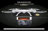 DRONE A RADIO CONTROL - Gadnic