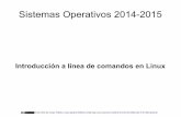 Sistemas Operativos 2014-2015