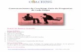 Conversaciones de Coaching: Guía de Preguntas de cada Etapa