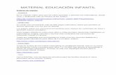 MATERIAL EDUCACIÓN INFANTIL - Educastur