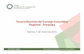 Tercera Reunión del Consejo Consultivo Regional -Arequipa