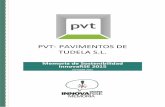 PVT- PAVIMENTOS DE TUDELA S.L.