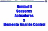 INFORMÁTICA INDUSTRIAL UNIDAD II Sensores, Actuadores y ...