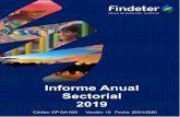 Informe Anual Sectorial 2019