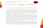 ASAMBLEA GENERAL ORDINARIA 2021