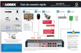 Guía de conexión rápida Serie LNR110 - Lorex