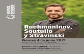 Rachmaninov, Soutullo y Stravinski