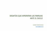 DESAFÍOS QUE AFRONTAN LAS FAMILIAS ANTE EL DUELO