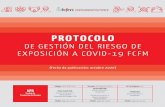 DE GESTIÓN DEL RIESGO DE EXPOSICIÓN A COVID-19 FCFM
