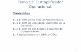 Tema 11: El Amplificador Operacional.