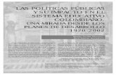 PLANES DE DESARROLLO 1970-2002 - Universidad Central