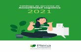 Catálogo de servicios de Accesibilidad cognitiva 2021