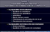 7a) EQUILIBRIO DE SOLUBILIDAD