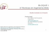 BLOQUE I 3 Técnicas en Ingeniería Web