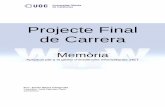 Projecte Final de Carrera - UOC
