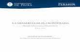 6.6 DESARROLLAR EL CRONOGRAMA - pirhua.udep.edu.pe