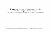 ¿Hacia una democracia más equitativa? (Axe II, Symposium 7)