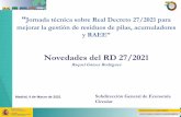 Novedades del RD 27/2021 - Asegre