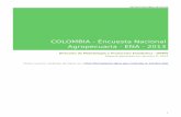 COLOMBIA - Encuesta Nacional Agropecuaria - ENA - 2013