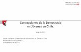 Concepciones de la Democracia en Jóvenes en Chile.