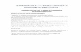 DIAGRAMAS DE FLUJO PARA EL MANEJO DE EMERGENCIAS …