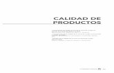 CALIDAD DE PRODUCTOS - Asescu