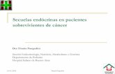 Secuelas endócrinas en pacientes sobrevivientes de cáncer