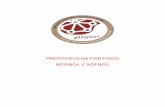 PROTOCOLO DE PARTIDOS BÉISBOL / SÓFBOL